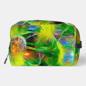 Neon Glow Dandela im Dream Garden Waschbeutel (Rückseite)