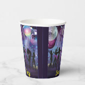 Neon Glow Disco Dance Geburtstagsparty Pappbecher (Rechts)