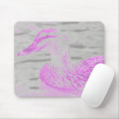Neon Glow Duck Mousepad (Mit Mouse)