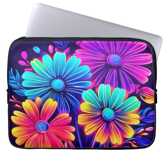 Neon Glow Fantasy Fantasy Laptopschutzhülle (Vorderseite)