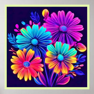 Neon Glow Fantasy Fantasy Poster