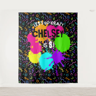 Neon Glow Foto Hintergrund, Glow Party Back Drop Wandteppich