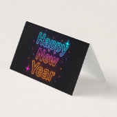 Neon Glow Gradient Typography Party Vibes Cool (Rückseite)