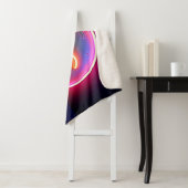 Neon Glow Happy Face Art Sherpadecke (Beispiel)