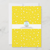 Neon Glow im Dunklen Kindergeburtstag Party Einlad Einladung (Rückseite)