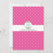 Neon Glow im Dunklen Kindergeburtstag Party Einlad Einladung (Rückseite)