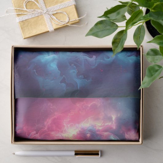 Neon Glow in der dunklen Schädeldecke Seidenpapier (Geschenk)