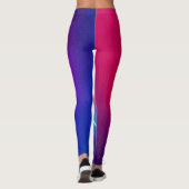 Neon-Glow-Kreis Abstracte Kunst Leggings (Rückseite)