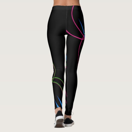Neon Glow Leggings (Rückseite)