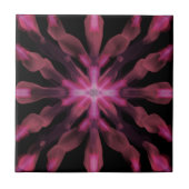 Neon Glow Light Sticks Abstraktes Design Fliese (Vorderseite)