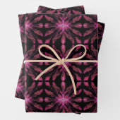 Neon Glow Light Sticks Abstraktes Muster Geschenkpapier Set (Beispiel)