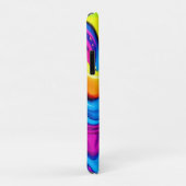 Neon Glow Liquid Spritzer Artwork Case-Mate iPhone Hülle (Hinten/Rechts)