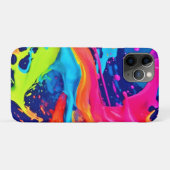 Neon Glow Liquid Wirbel Design Case-Mate iPhone Hülle (Rückseite (Horizontal))