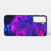 Neon Glow Metallic Samsung Case Galaxy Hülle (Rückseite (Horizontal))