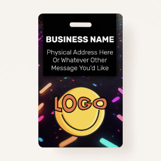 Neon Glow Nightclub ID Konzert VIP Event Pass Ausweis