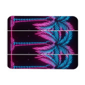 Neon Glow Palm Tree Magnet (Horizontal)