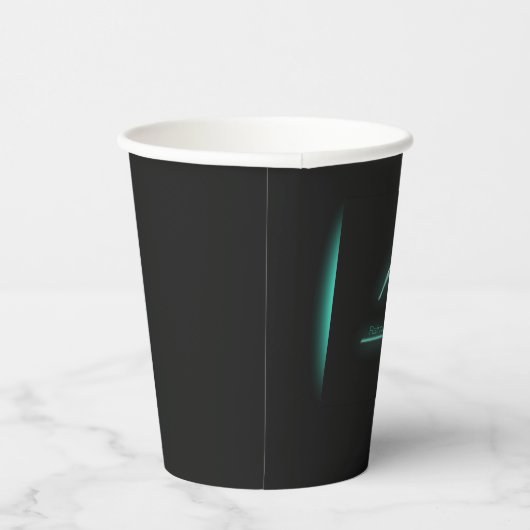 Neon Glow Paper Cup Pappbecher (Rechts)