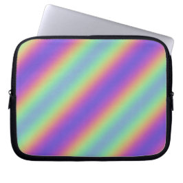 Neon Glow Rainbow Strip Electronics Bag Laptopschutzhülle