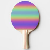 Neon Glow Rainbow Strip Ping Pong Paddle Tischtennis Schläger (Rückseite)
