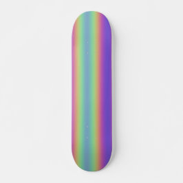 Neon Glow Rainbow Strip Skateboard