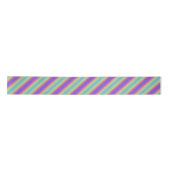 Neon Glow Rainbow Stripe Ribbon Satinband (Vorderseite)