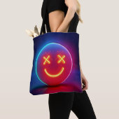Neon Glow Smiley Tasche (Von Nahem)
