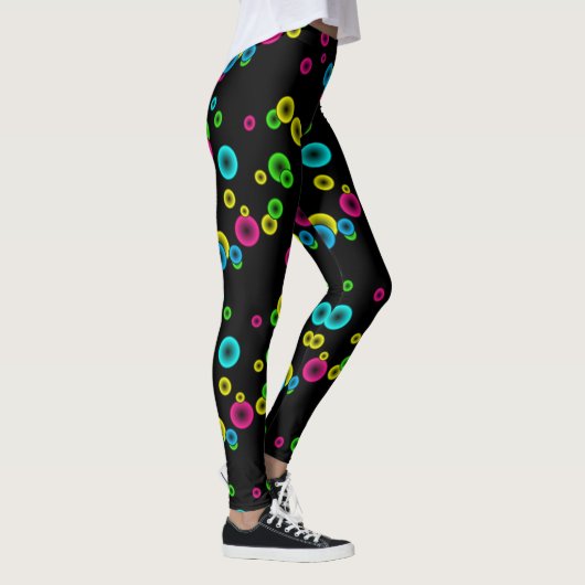 Neon Glow Spheres Leggings (Rechts)