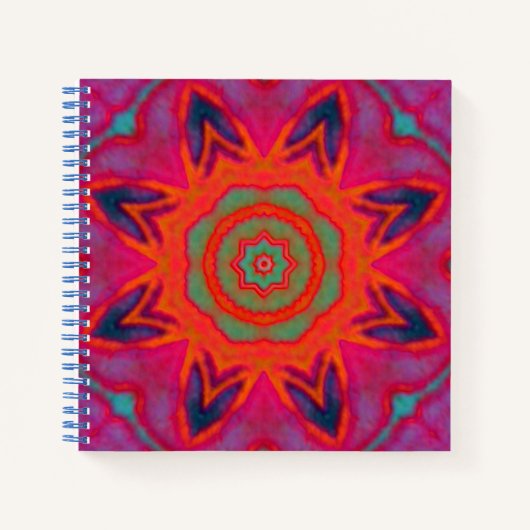 Neon Glow Spiral Notebook Notizblock (Vorderseite)