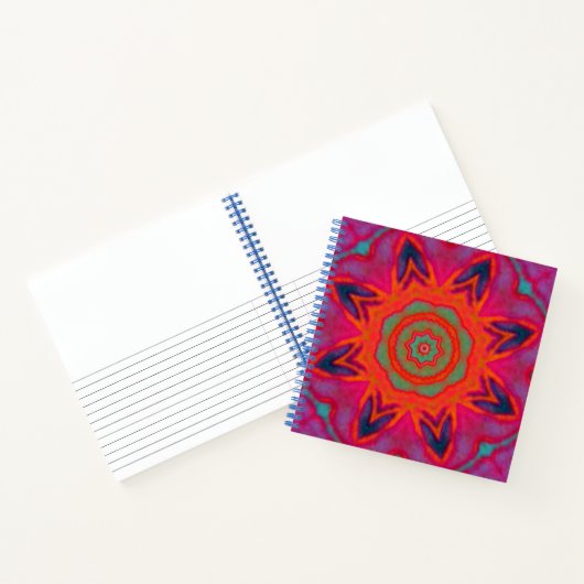 Neon Glow Spiral Notebook Notizblock (Innenseite)