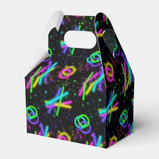 Neon Glow Stick Bar Mitzvah ID991 Geschenkschachtel (Rückseite)