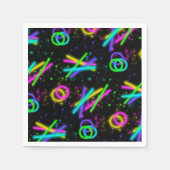Neon Glow Stick Nahtloses Muster ID923 Serviette (Vorderseite)