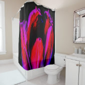 Neon Glow Tulip Duschvorhang (Beispiel)