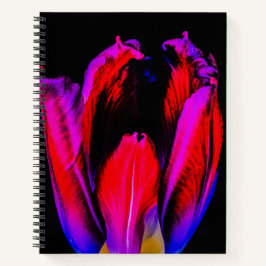 Neon Glow Tulip Notizblock