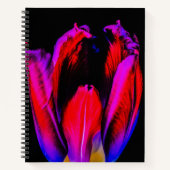 Neon Glow Tulip Notizblock (Vorderseite)