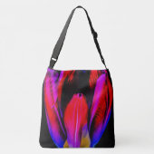 Neon Glow Tulip Tragetaschen Mit Langen Trägern (Rückseite)