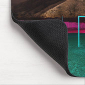 Neon Glow unter den Sternen Mousepad (Ecke)