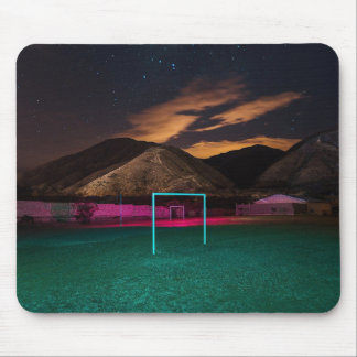 Neon Glow unter den Sternen Mousepad