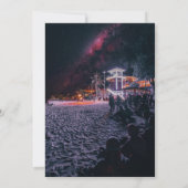 Neon Glow Up: Tropical Vibes Spring Break Party Einladung (Rückseite)