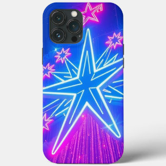 Neon Glows Big and Small Stars - Mobile Case-Mate iPhone Hülle