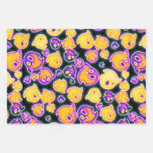 Neon Glows Critters Geschenkpapier Set (Vorderseite 2)