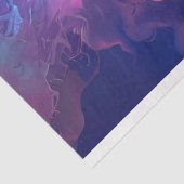 Neon Glows in Dark Skull Pirate Decoupage Seidenpapier (Ausschnitt)