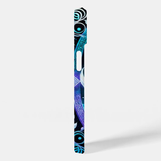 Neon Glows Tiger mystisch und ätherisch Case-Mate iPhone Hülle (Rückseite / Rechts)