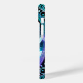 Neon Glows Tiger mystisch und ätherisch Case-Mate iPhone Hülle (Rückseite / Links)