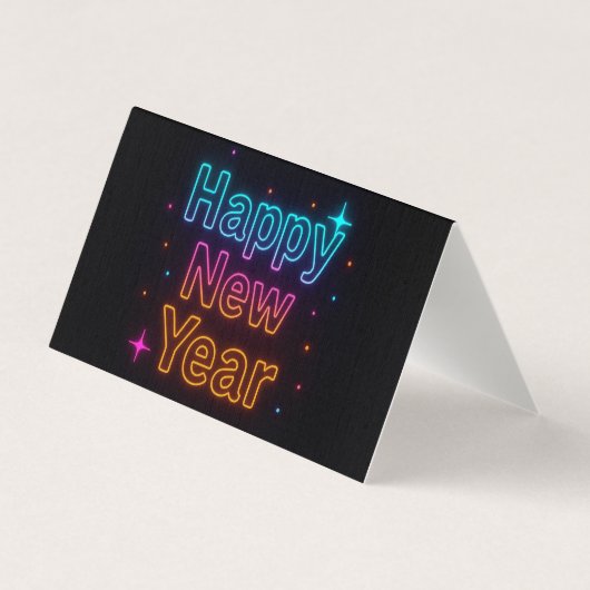 Neon-Glüh-Gradient-Typografie Party-Stimmung Cool (Rückseite)