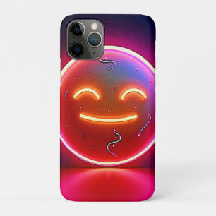 Neon-Glühende Fröhliche Gesichtskunst Case-Mate iPhone Hülle
