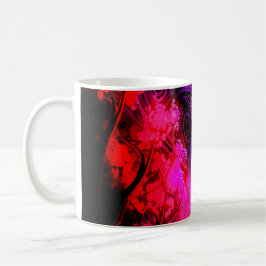 Neon Goddess in Enchanted Forest Kaffeetasse