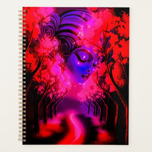 Neon Goddess in Enchanted Forest Planer (Vorderseite)