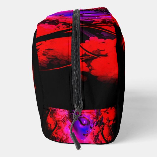 Neon Goddess in Enchanted Forest Waschbeutel (Rechts)