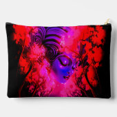 Neon Goddess in Enchanted Forest Zubehörtasche (Rückseite)