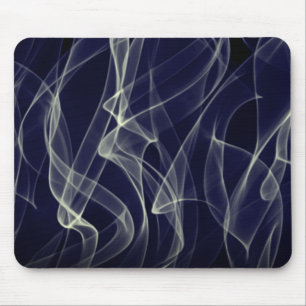 Neon Gold und Blue Curvy Line Muster - COOL Mousepad